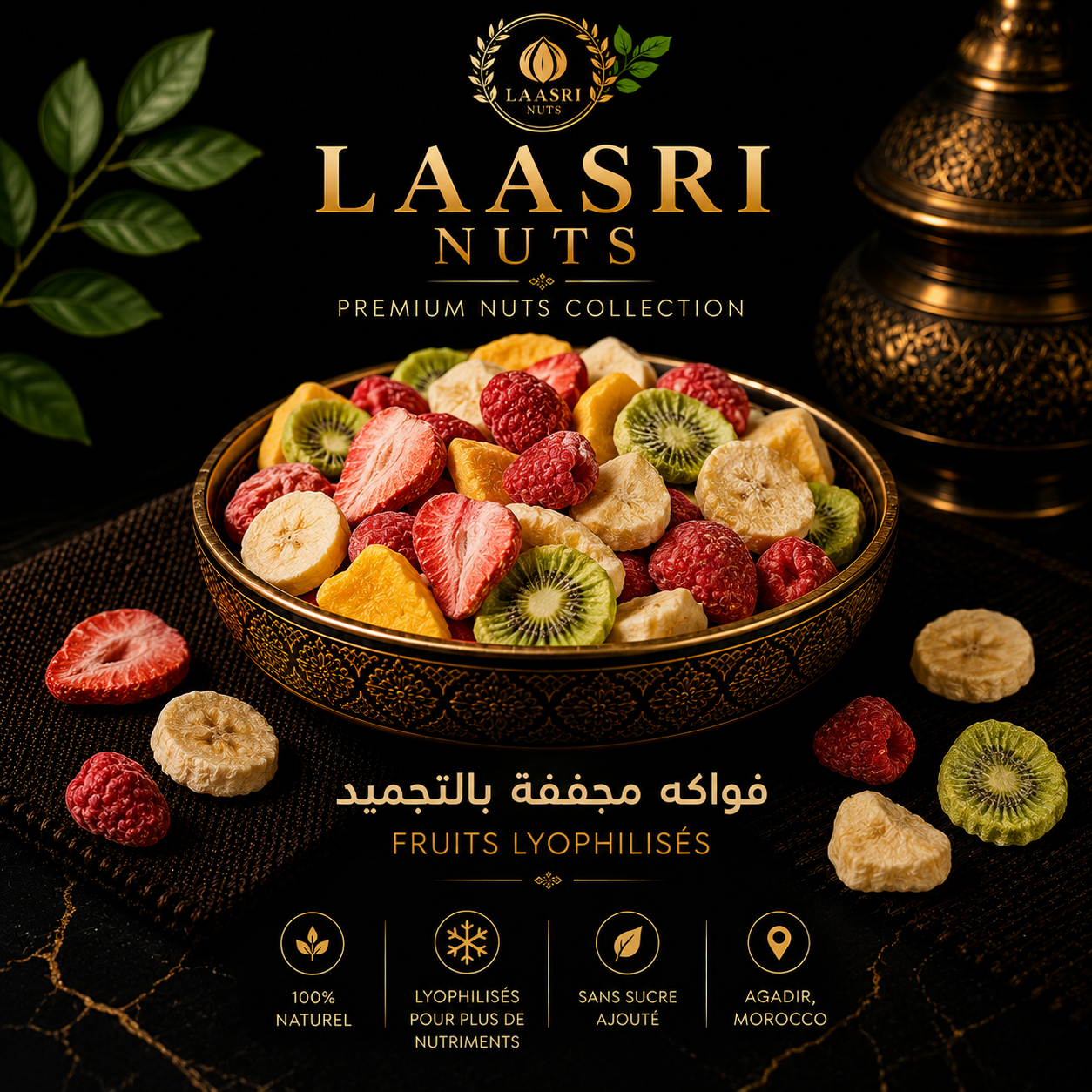 Fruits lyophilisés