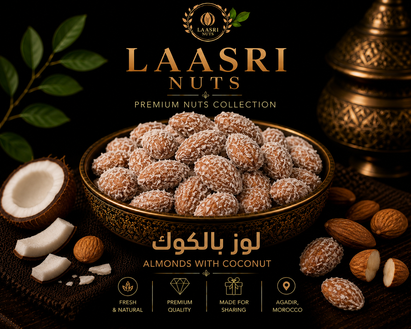 Amandes à la noix de coco